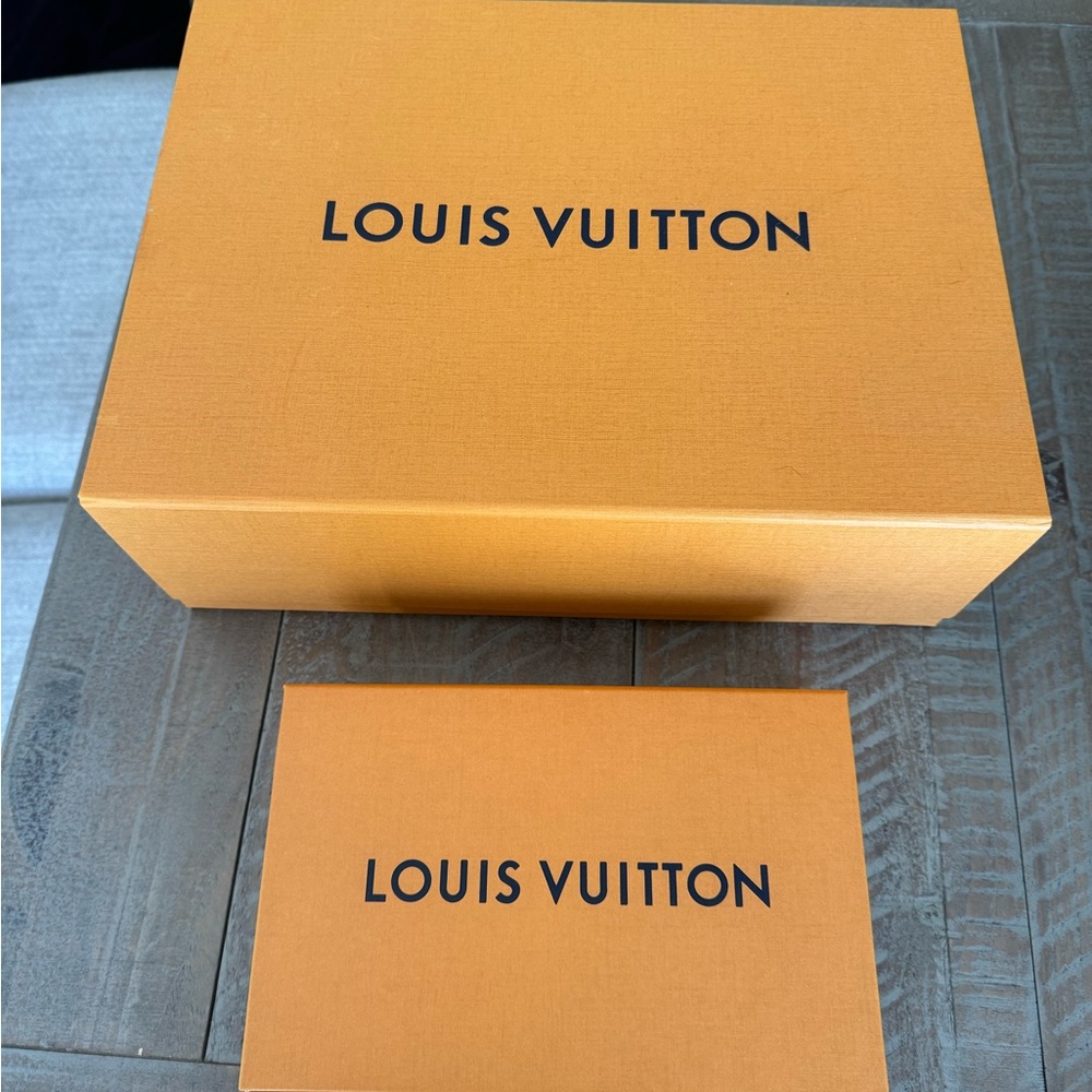 Louis Vuitton Signature Orange Boxes